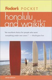 Honolulu and Waikīkī