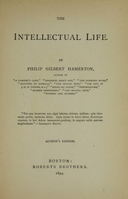 Cover of: The intellectual life