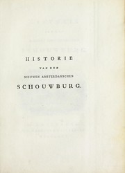 Cover of: Historie van den Nieuwen Amsterdamschen Schouwburg.