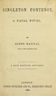 Cover of: Singleton Fontenoy: a naval novel