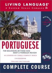 Cover of: Portuguese Complete Course: Basic-Intermediate, Compact Disc Edition (LL(R) Complete Basic Courses)