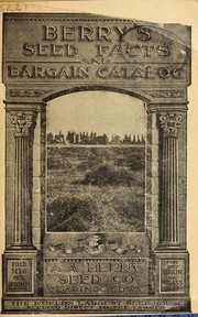 Cover of: Berry's seed facts and bargain catalog: March 1920
