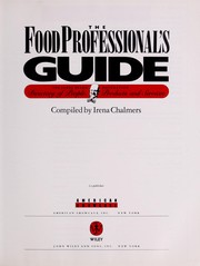 Cover of: The Food Professional's Guide by 