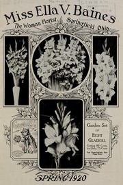 Cover of: Miss Ella V. Baines ... [catalog]: Spring 1920