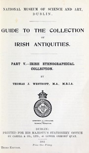 Cover of: Guide to the collection of Irish antiquities