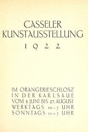 Casseler Kunstausstellung 1922 by Orangerie (Kassel, Germany)