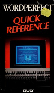Cover of: WordPerfect quick reference
