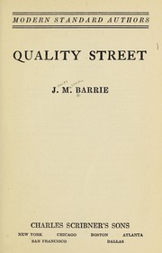 Cover of: Quality street