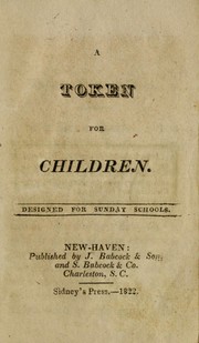 Cover of: A token for children.
