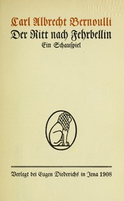 Cover of: Der Ritt nach Fehrbellin: ein Schauspiel