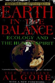 Cover of: Earth in the balance: ecology and the human spirit