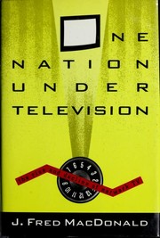 Cover of: One nation under television