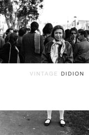 Cover of: Vintage Didion