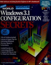 Cover of: Windows 3.1 configuration secrets by Valda Hilley