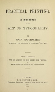 Cover of: Practical Printing: a handbook of the art of typography