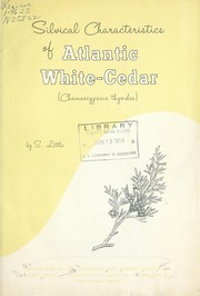 Cover of: Silvical characteristics of Atlantic white cedar