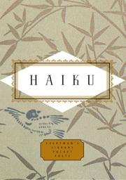Cover of: Haiku by Peter Washington