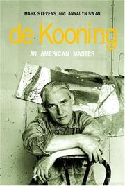 Cover of: de Kooning by Mark Stevens, Annalyn Swan
