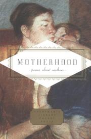 Cover of: Motherhood: Poems About Mothers (Everyman's Library Pocket Poets)