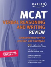 Cover of: Mcat Verbal Reasoning And Writing Review