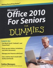 Cover of: Microsoft Office 2010 For Seniors For Dummies