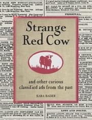 Cover of: Strange Red Cow: and Other Curious Classified Ads from the Past