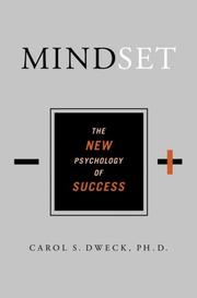 Cover of: Mindset by Carol Dweck