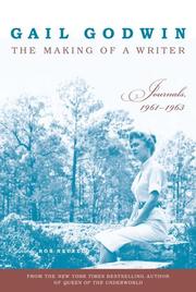Cover of: The making of a writer: journals, 1961-1963
