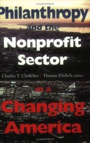 Cover of: Philanthropy And The Nonprofit Sector In A Changing America