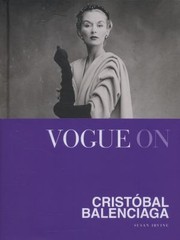 Cover of: Vogue On Cristobal Balenciaga