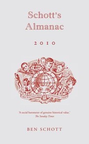 Cover of: Schotts Almanac 2010