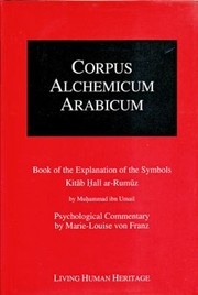 Cover of: Book Of The Explanation Of The Symbols Kitb All Arrumz