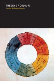Cover of: Theory Of Colours by 