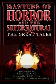 Cover of: Masters Of Horror And The Supernatural The Great Tales by 