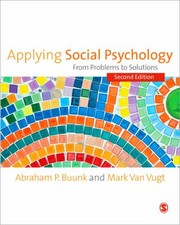 Cover of: Applying Social Psychology From Problems To Solutions