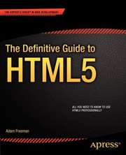 Cover of: The Definitive Guide To Html5 by 