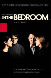 Cover of: In the bedroom: a screenplay