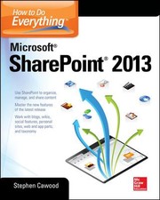 Cover of: How To Do Everything Microsoft Sharepoint 2013