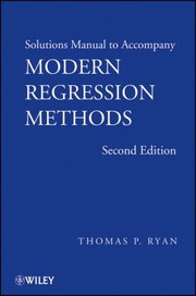 Cover of: Solutions Manual To Accompany Modern Regression Methods Second Edition