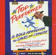 Cover of: Top Performer: A PROVEN WAY TO DRAMATICALLY BOOST YOUR SALES AND YOURSELF