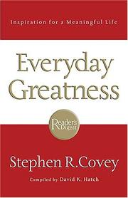Everyday greatness : inspiration for a meaningful life