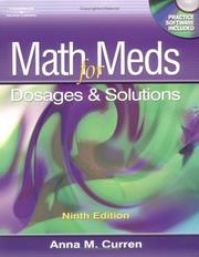 Cover of: Math for Meds by Anna M. Curren