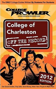 Cover of: College of Charleston 2012