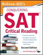 Cover of: Mcgrawhills Conquering Sat Critical Reading