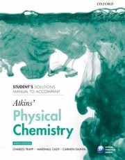 Cover of: Students Solutions Manual To Accompany Atkins Physical Chemistry Ninth Edition