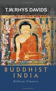 Cover of: Buddhist India by Thomas William Rhys Davids