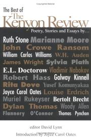 Cover of: The best of The Kenyon review