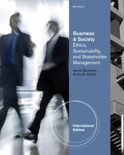 Cover of: Business Society Ethics Stakeholder Management