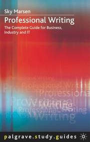 Cover of: Professional Writing (Palgrave Study Guides) by Sky Marsen