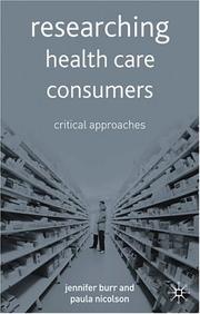 Researching health care consumers : critical approaches